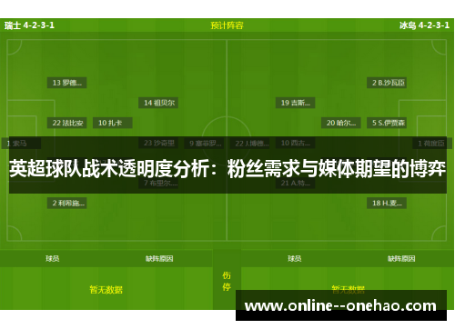 英超球队战术透明度分析：粉丝需求与媒体期望的博弈